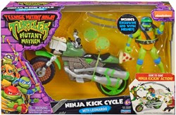 Teenage Mutant Ninja Turtles Ninja Kick Cycle Motor met Leonardo