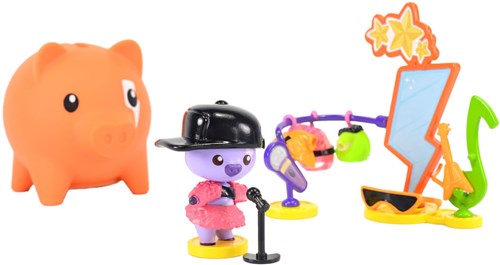 Boti hucha juguete Pocket Money Piggies Pop Star Pack cerdito-2