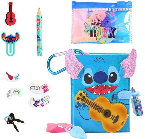 Spectron diario Stitch con candado y llavero - Juguete Disney-2