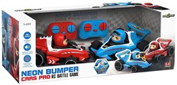 Gear2Play RC Neon Bumper Cars Pro - Coches de carreras teledirigidos con luces de neón