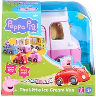 Spectron juguete Peppa Pig - Coche Whizz Around Pequeña Furgoneta de Helados