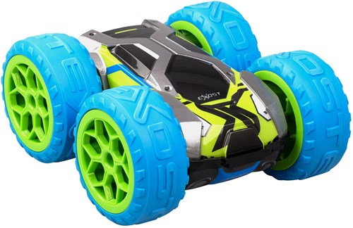 Spectron coche acrobático RC Exost 360 Cross MX azul-verde 12 km/h juguete-3