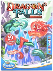 Thinkfun Dragon Falls juego de puzzle 3D para niños desde 8 años, 60 retos