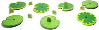 BS Toys juego de equilibrio wobble pad - juego de suelo de madera para niños-2
