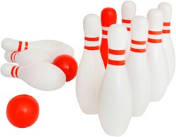 BS Toys set de bolos de madera - juego infantil madera FSC 12 piezas