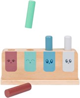 BS Toys Juego Pop-Up de Madera - Juguete educativo de motricidad para niños pequeños-2