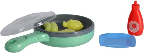 KiddyGo set sartén electrónica - juguete de cocina interactivo para niños-2