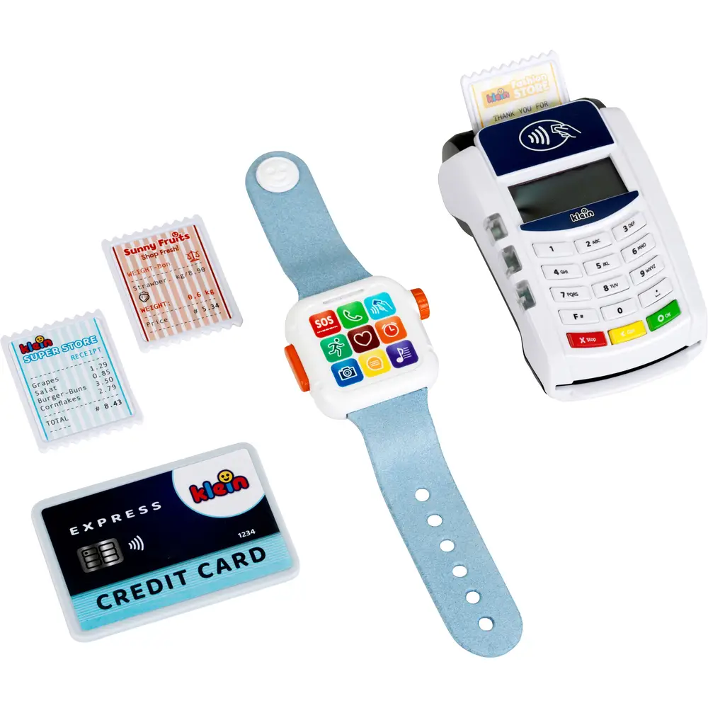 Klein juguete terminal de pago con smartwatch - luz y sonido interactivos
