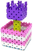 Meli bloques de construcción rosa 300 piezas - juguete creativo para niños-2