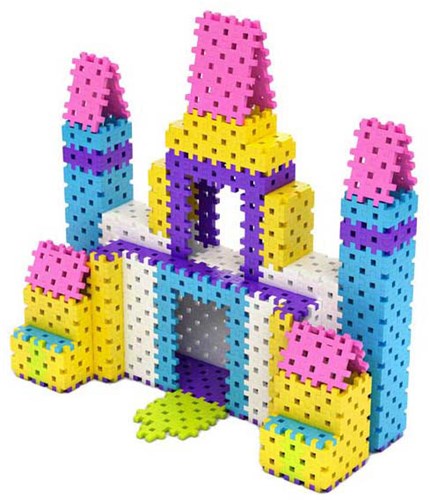 K'nex bloques de construcción rosas 1000 piezas juguete educativo-2