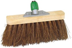 Straatbezem Bassine Stalks 29 cm met steelhouder L