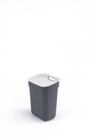 Curver cubo de basura Ready to Collect 10L gris - apilable y sostenible-2