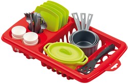 Ecoiffier 100% Chef Serviesset met Afdruiprek