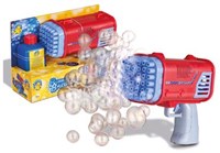 Pustefix máquina de burbujas juguete Bazooka con LED y 36 boquillas-3