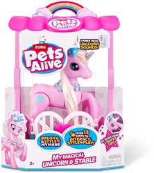 Zuru unicornio juguete Pets Alive mágico interactivo luz y sonido