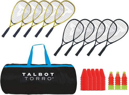 Schildkröt set speed badminton escuela 10 jugadores bolsa deportiva