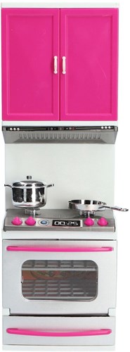 Fleur cocina de juguete set cocina de gas con horno y armario