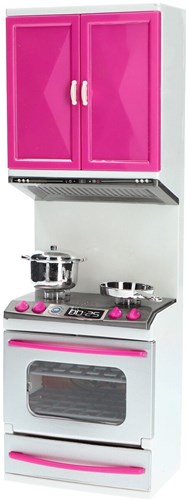 Fleur cocina de juguete set cocina de gas con horno y armario-3