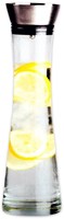 Cuisine Elegance jarra de vidrio agua con filtro 1 litro tapa de acero inoxidable-3