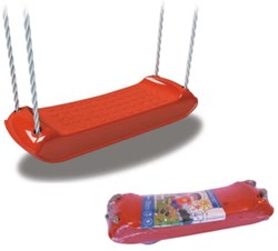 Adriatic asiento de columpio de plástico para exterior - asiento ajustable 44x29 cm