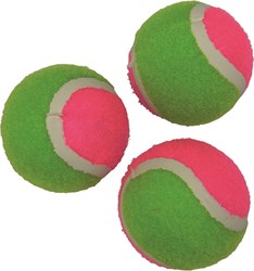 Spordas set de pelotas de tenis - 3 unidades - pelotas coloridas para niños