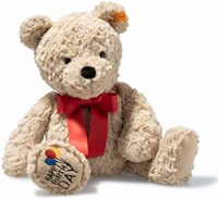 Steiff oso de peluche Jimmy muñeco Happy Birthday beige 35 cm cumpleaños