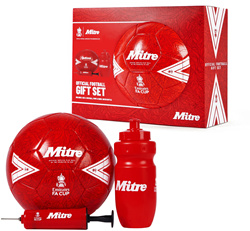 Mitre set de regalo fútbol FA Cup 2025-2026 rojo-blanco talla 4