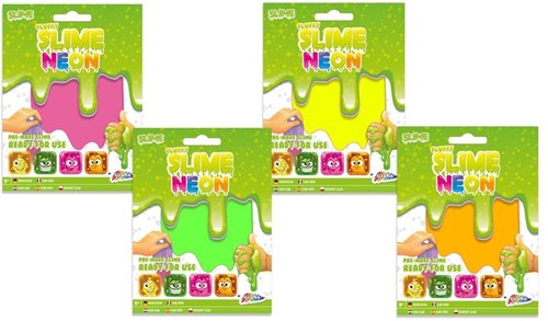 Grafix slime esponjoso neón - juguete de slime colorido para niños