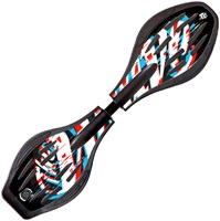 Schildkröt waveboard The Wave - Black Glitch skateboard streetsurfing