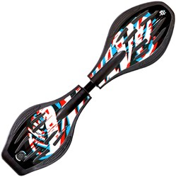 Schildkröt waveboard The Wave - Black Glitch skateboard streetsurfing