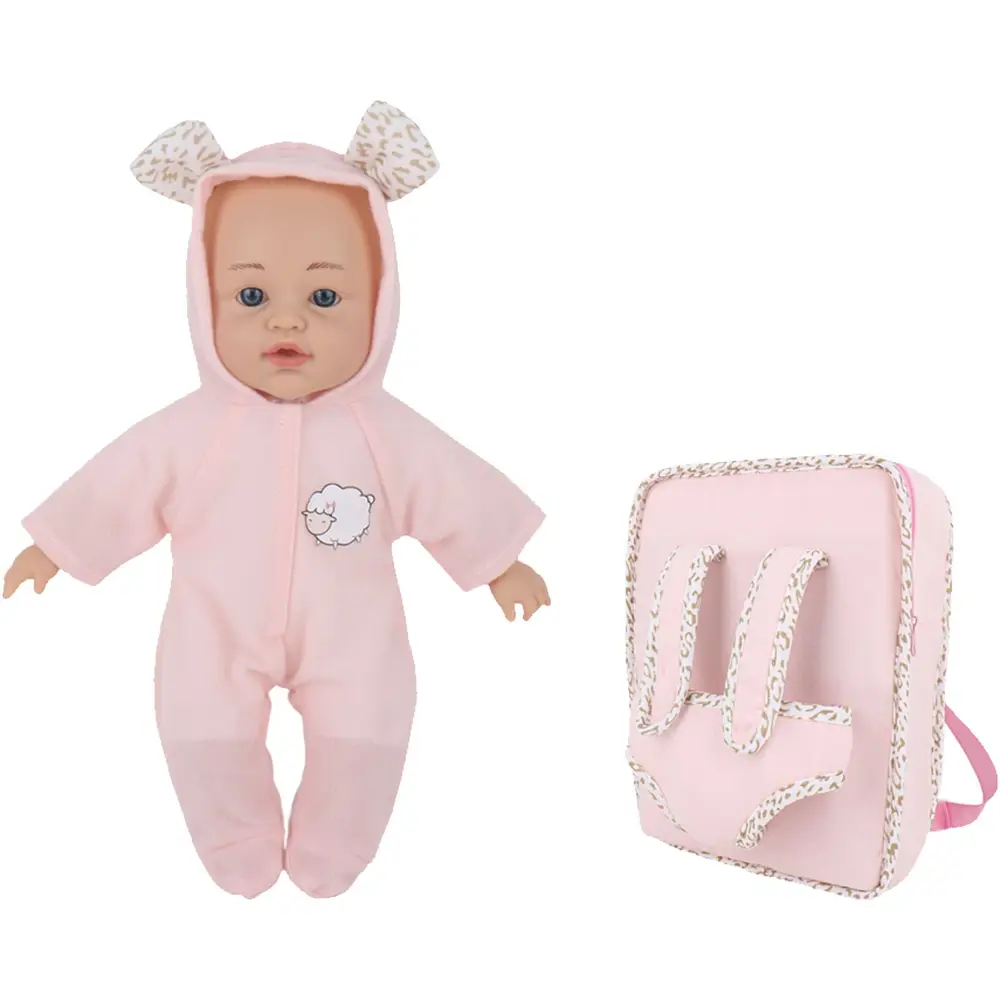 Amia muñeca bebé Lilly 30cm con portabebés - juguete de muñeca