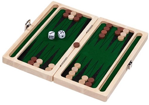 Goki juego de backgammon de madera para niños y adultos - madera FSC
