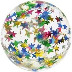 Goki pelota saltarina estrellas brillantes Ø4,3cm - juguete pelota