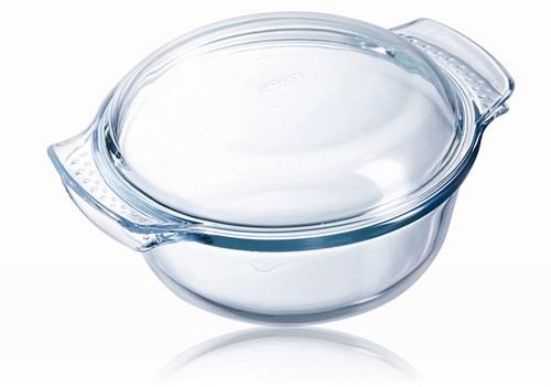 Pyrex fuente horno vidrio Classic con tapa 4,9L - transparente - apta para horno