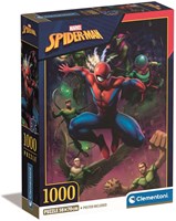 Clementoni puzzle 1000 piezas Spiderman compacto - rompecabezas