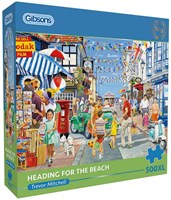 Gibsons rompecabezas playa 500XL piezas grandes adultos