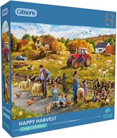 Gibsons puzzle Happy Harvest 1000 piezas paisaje otoñal adultos