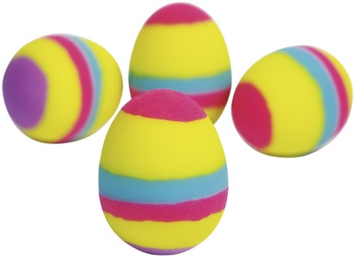 Goki pelota saltarina con forma de huevo - juguete colorido para niños