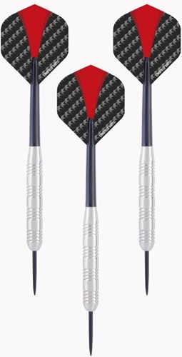 Darts nickelsilver blister 21 gramos - dardos steeltip rojos-2
