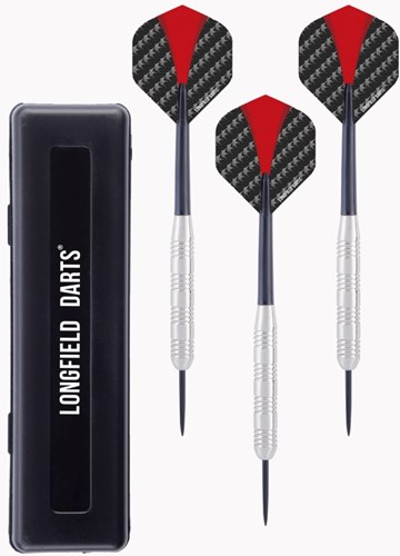 Darts nickelsilver blister 21 gramos - dardos steeltip rojos-3