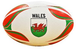 Gioco balón de rugby Gales - International Country Themed - talla 5 - multicolor