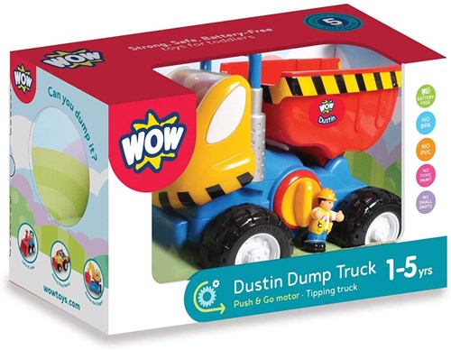 WOW Toys Dustin Camión Volquete juguete para niños - multicolor-3