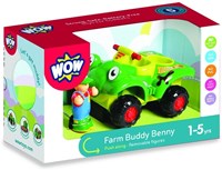 WOW Toys Farm Buddy Benny - Tractor de juguete de granja, verde-3