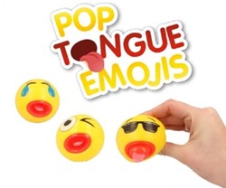Keycraft juguete Pop Tongue Emojis - divertido antiestrés 12 piezas