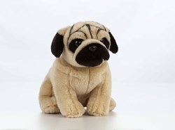 Living Nature peluche Pug perro de peluche 20cm juguete