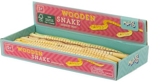 Keycraft serpiente de juguete de madera FSC 100% - juguete educativo-2