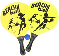 Alert set de beachball madera - raquetas de tenis juguete exterior-2