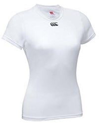 Canterbury Baselayer hot Dames korte mouw  wit - M / 12