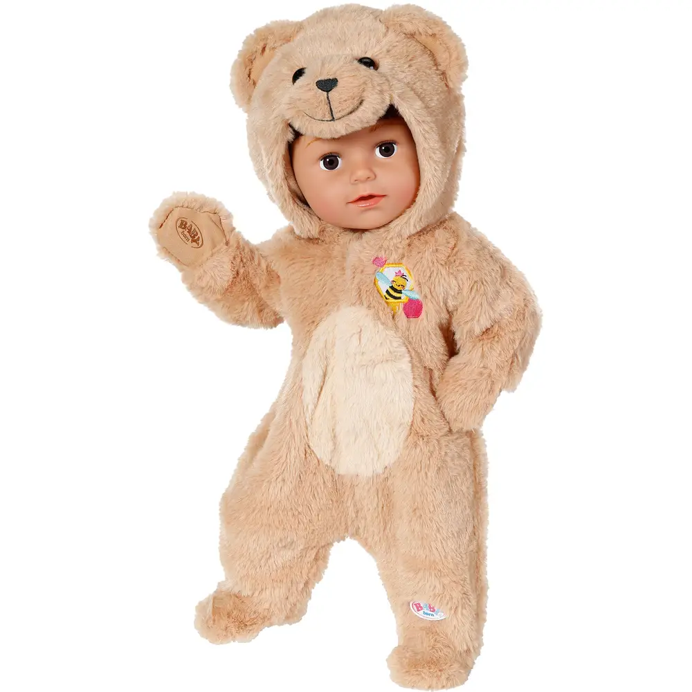BABY born disfraz de oso conjunto muñeca 43cm - set de disfraces abrazable