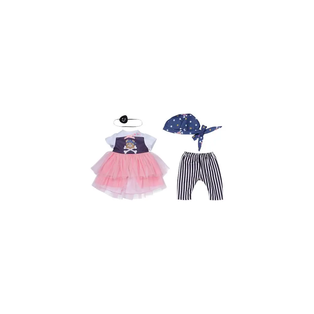 BABY born conjunto de pirata ropa muñeca 43cm disfraz pirata